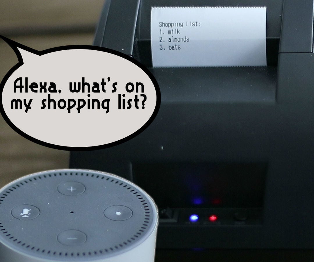 Alexa Printer | Upcycled Receipt Printer