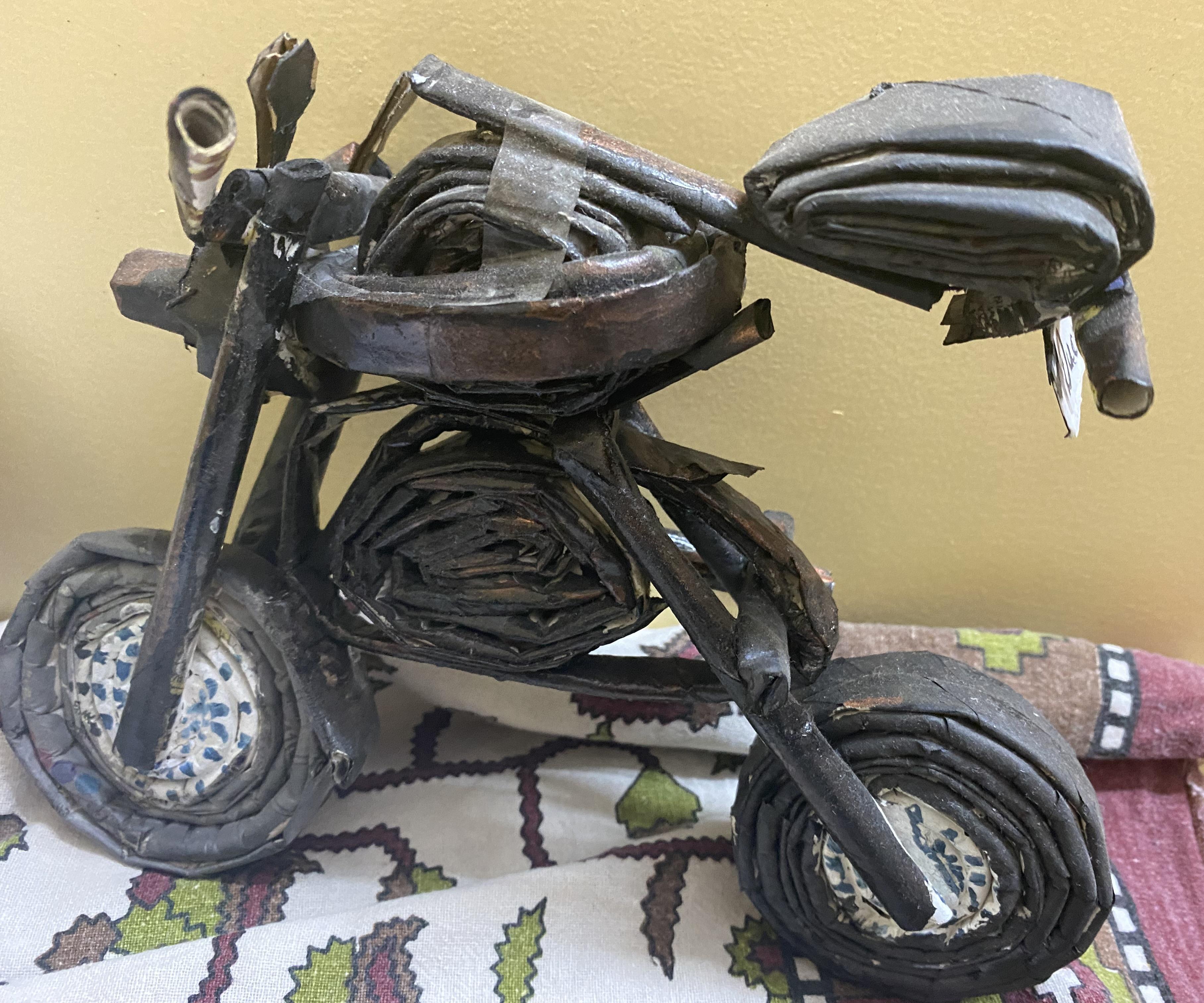 Newspaper Ducati Bike