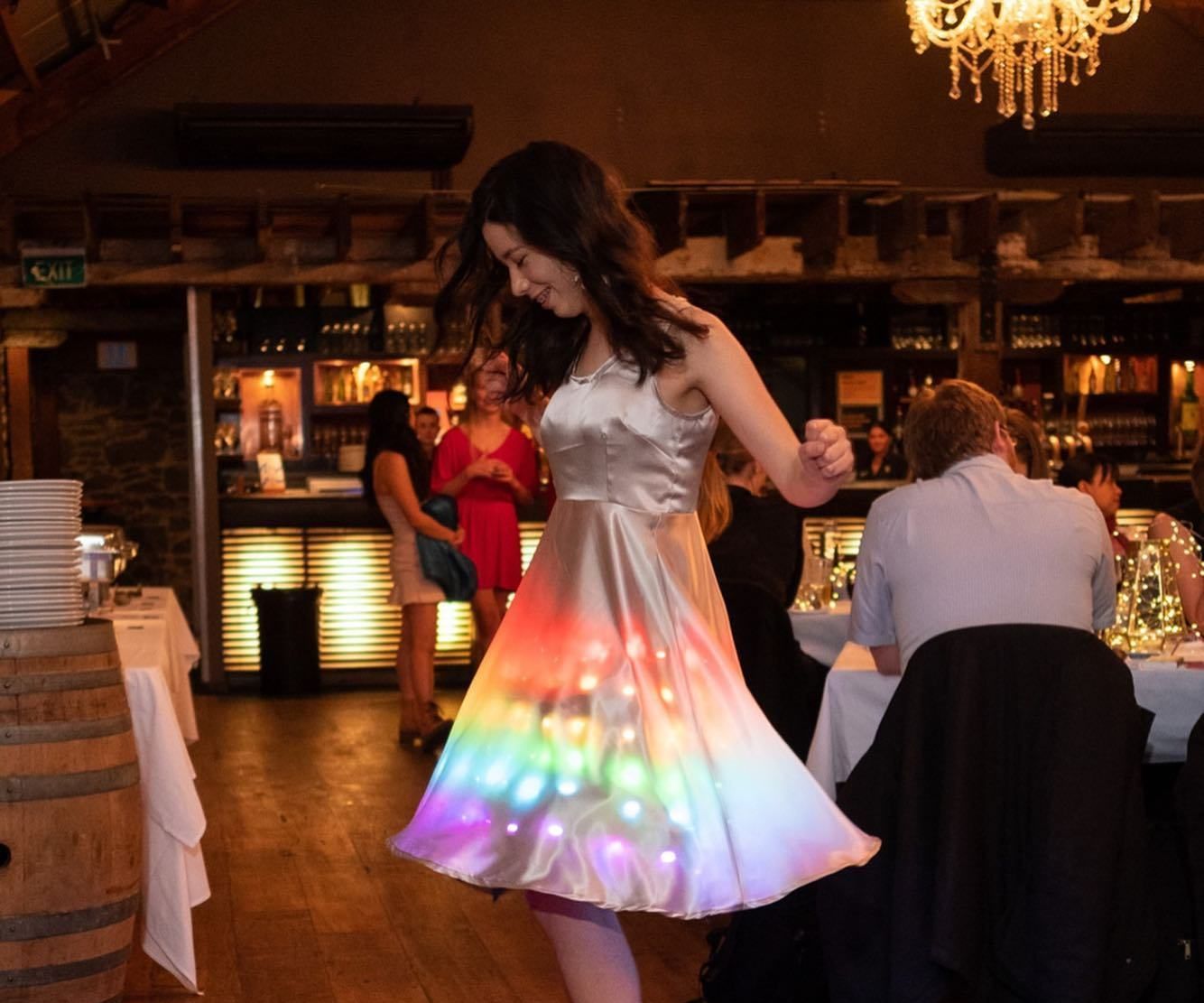 Programmable Light Up Matrix Dress