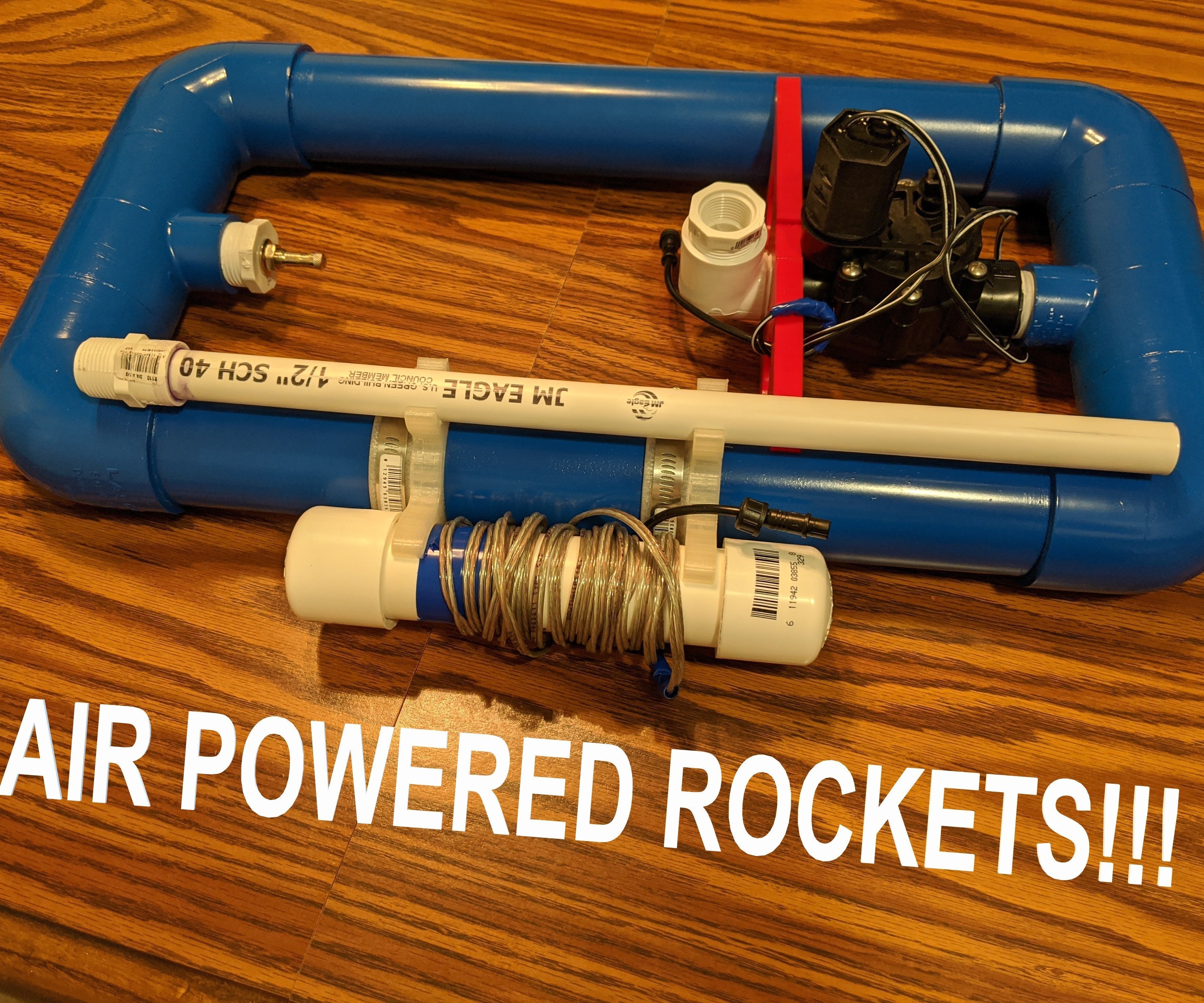 Air Powered Rocket Launcher