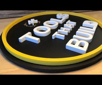 3D Logo Shop Sign 