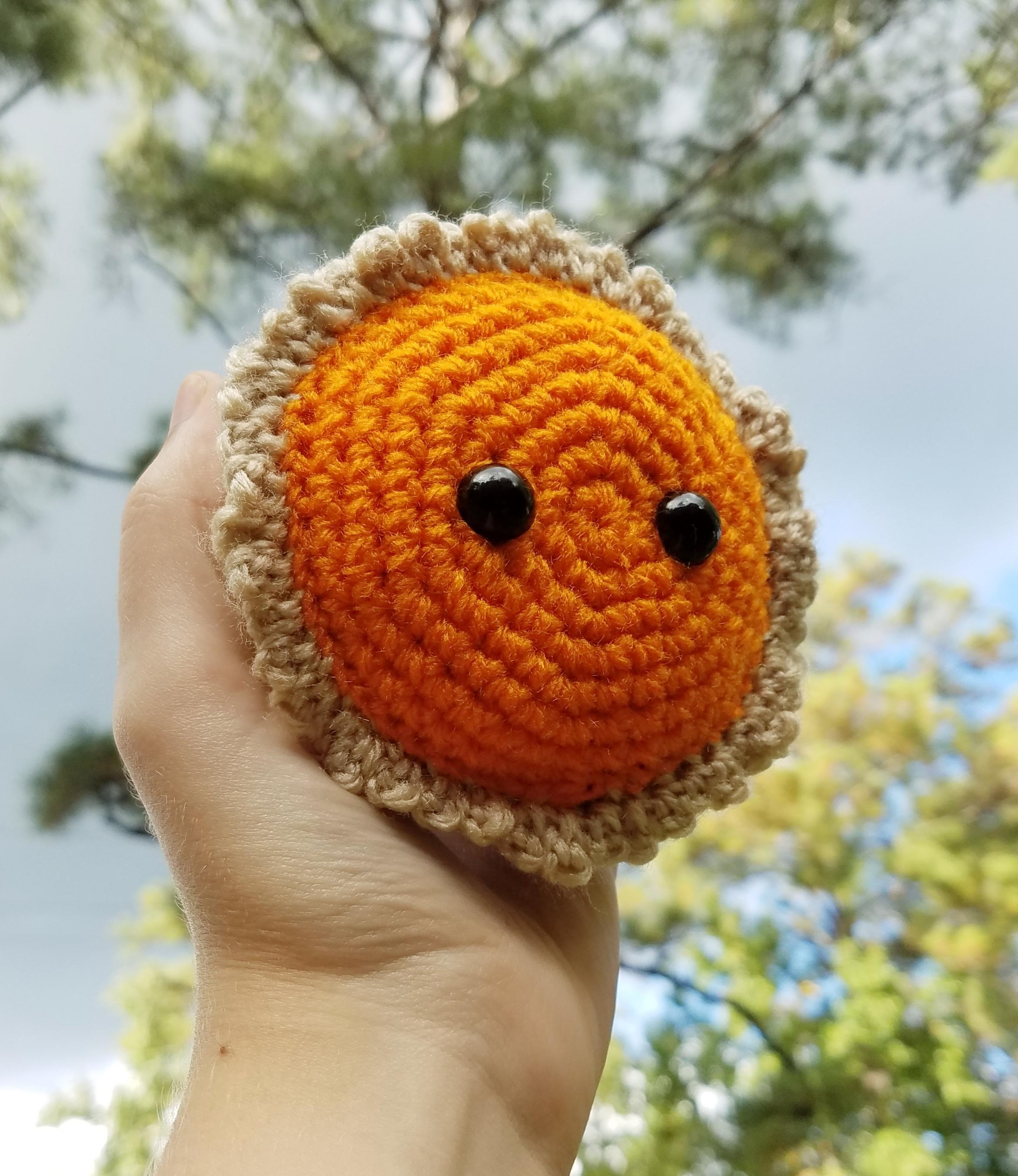 Sweet Pumpkin Pie Crochet Plush