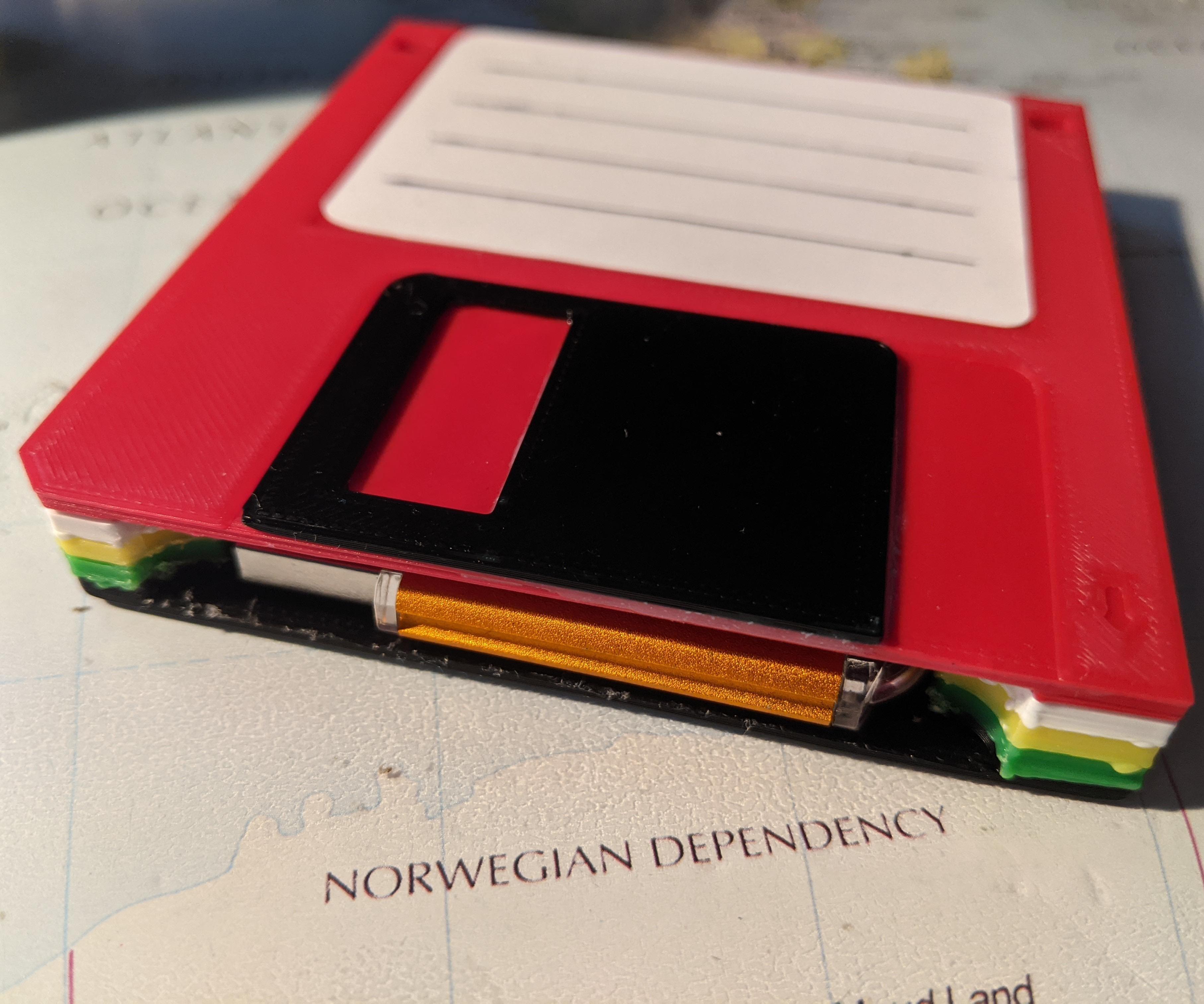 3.5 Inch Floppy Disk USB Holder