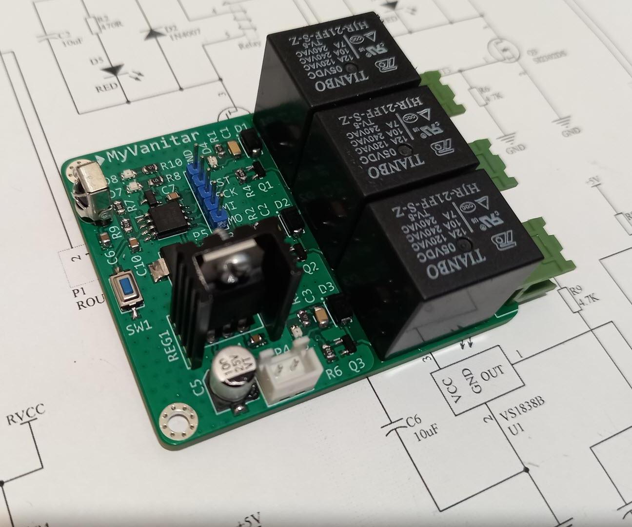 Infrared Remote Control Decoder & Switcher Circuit