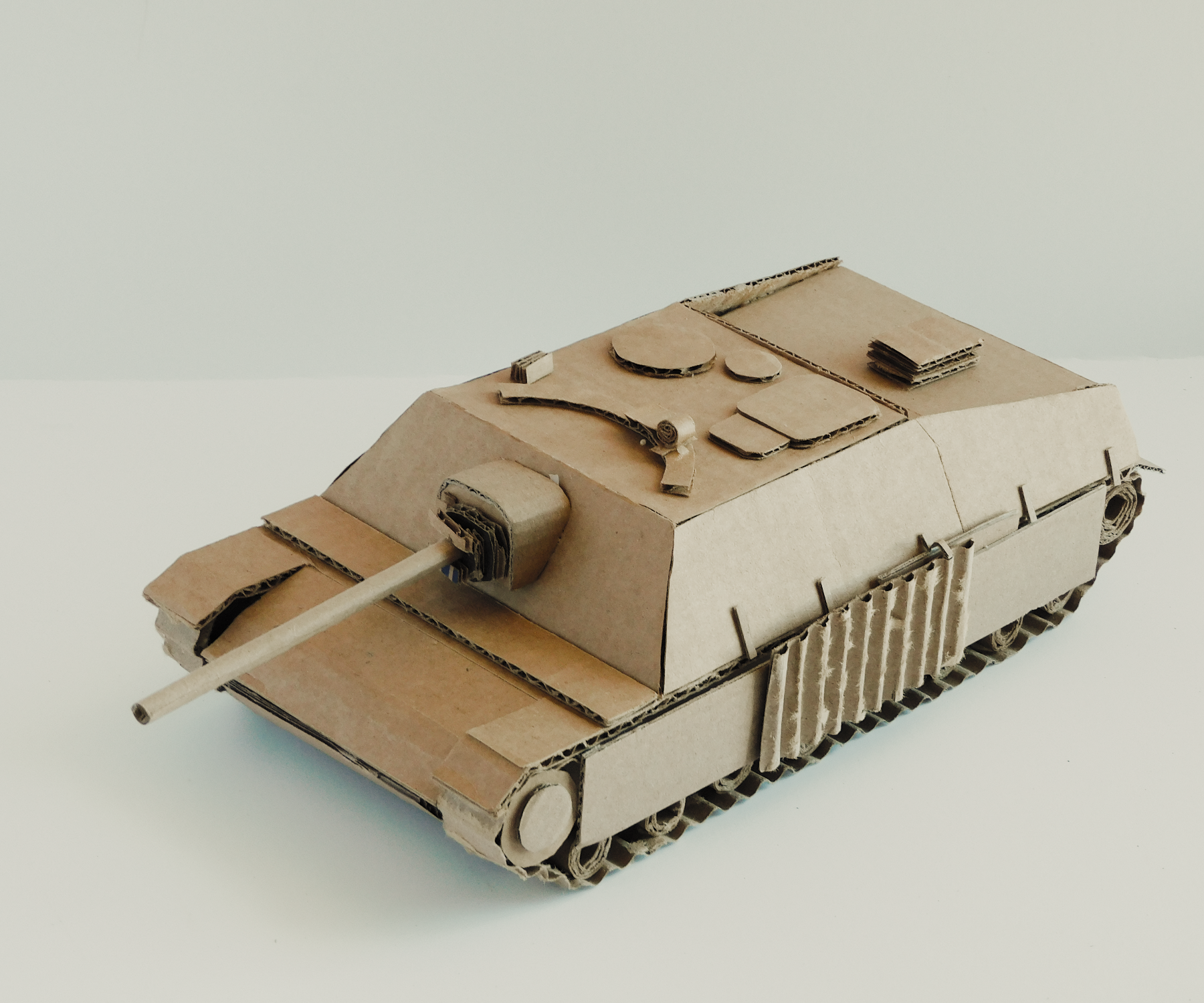 How to Make a Cardboard Jagdpanzer WW2 German Tank