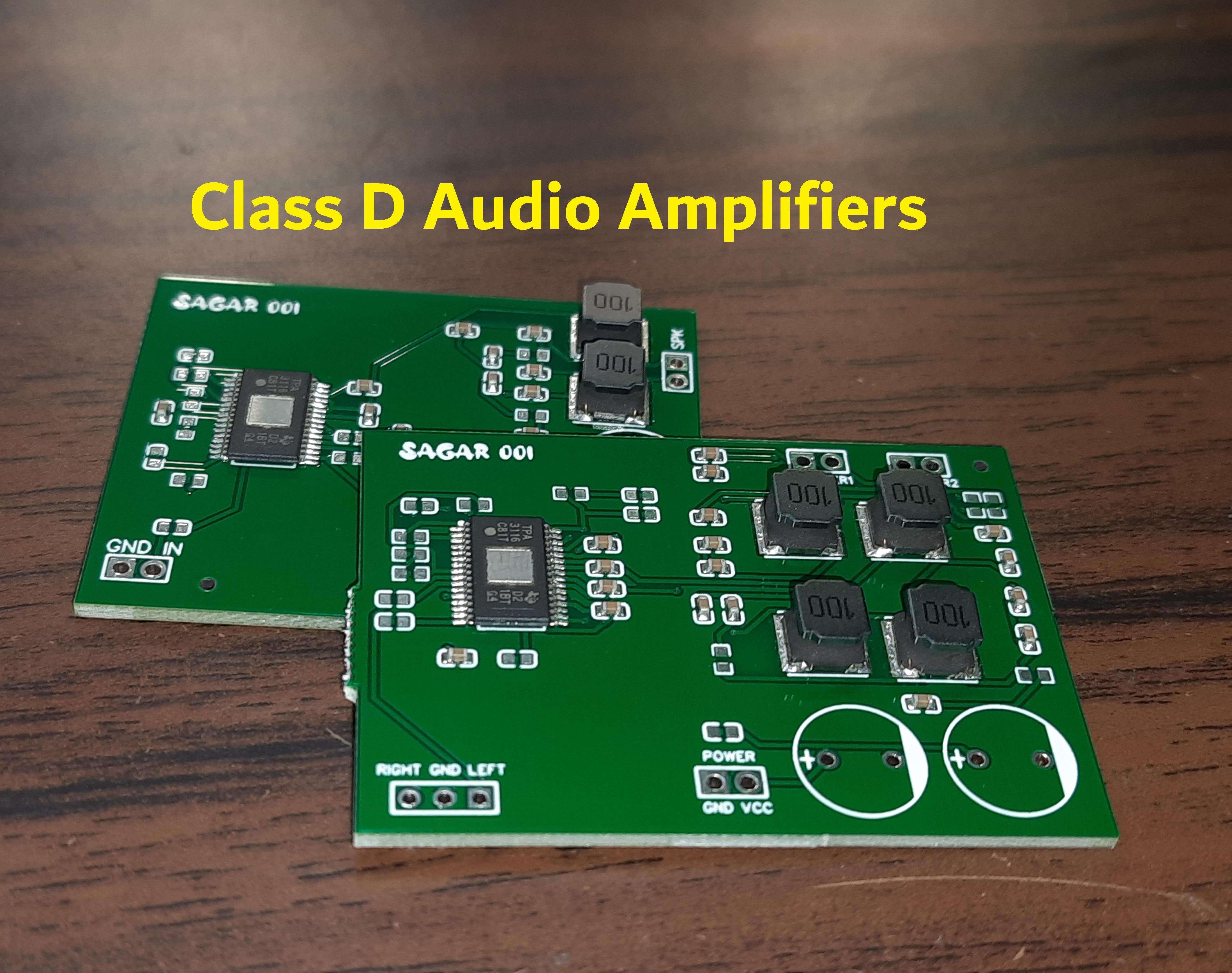 100w Class D Amplifier Using JLCPCB SMT Service