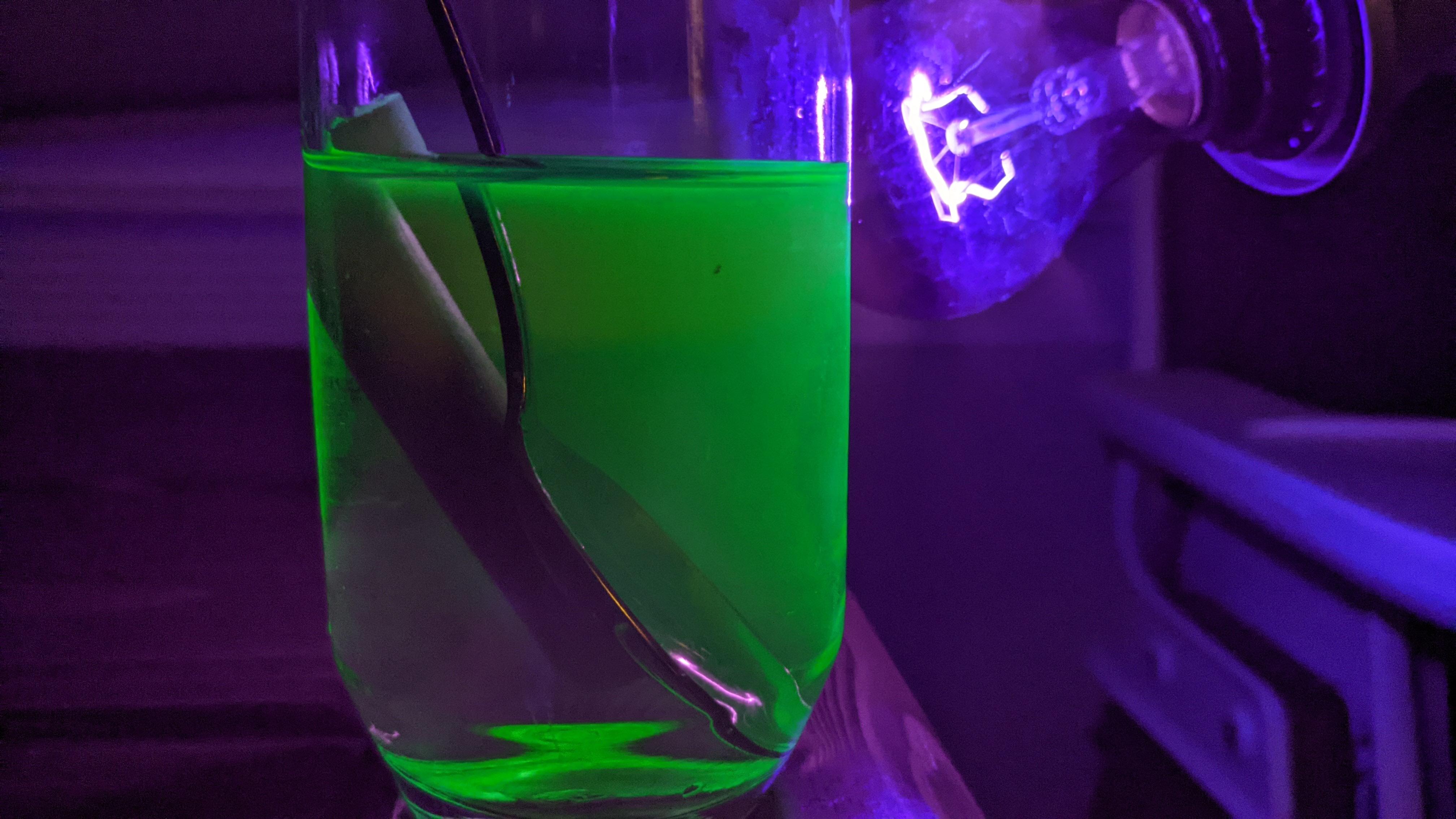 Glowing Water Experiment