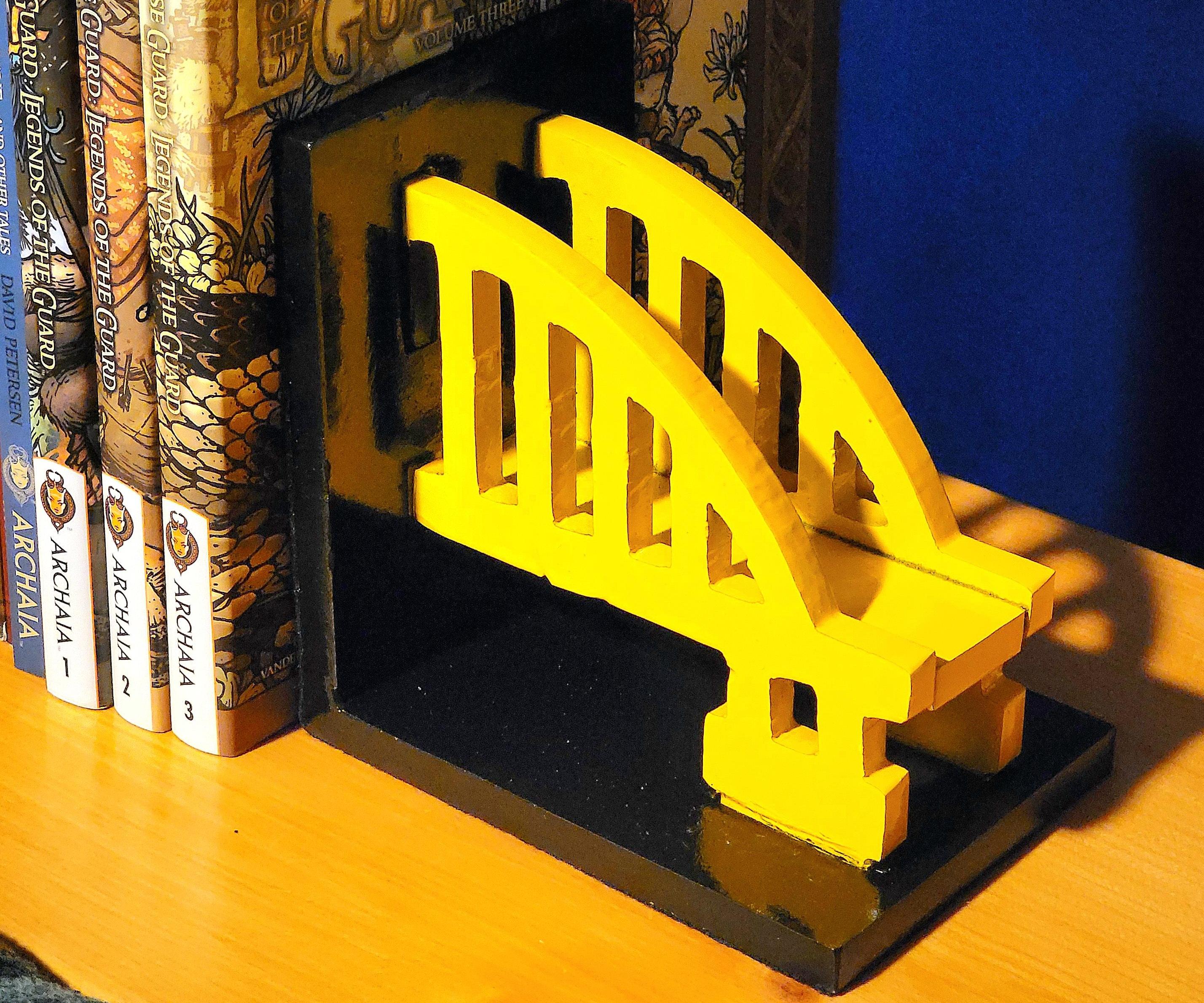 Metal Bridge Bookends