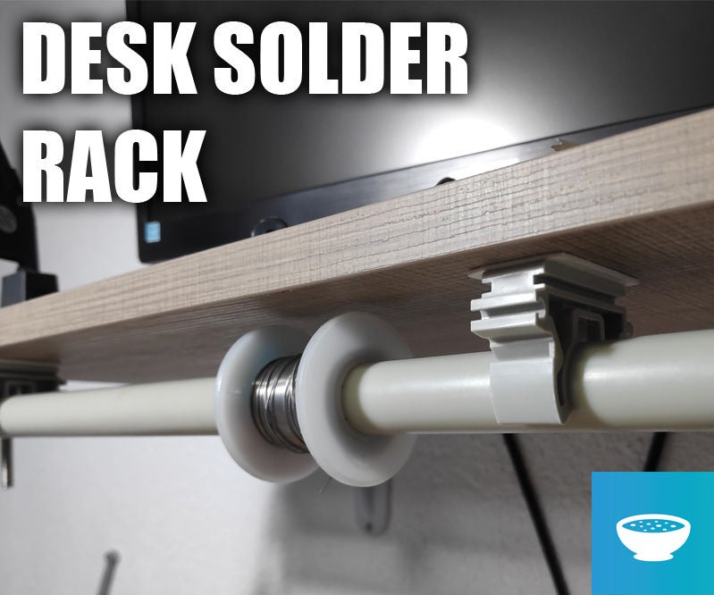 Desk Solder and Wire Rack