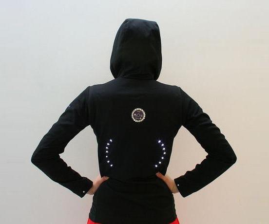 Turn Signal LED Jeans Jacket Ideal for Bikers