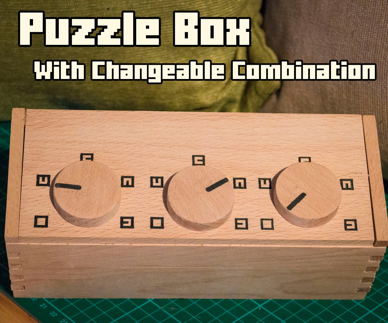 Puzzle Box - With Changeable Combination