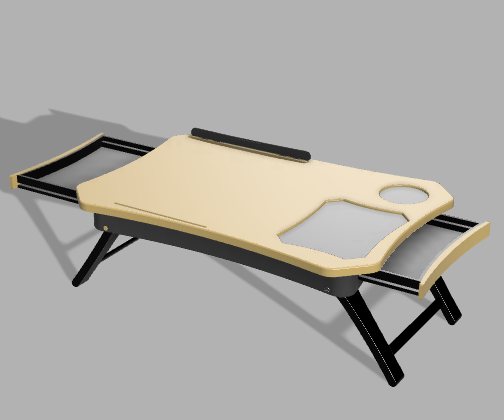 Foldable Desk Used on Bed
