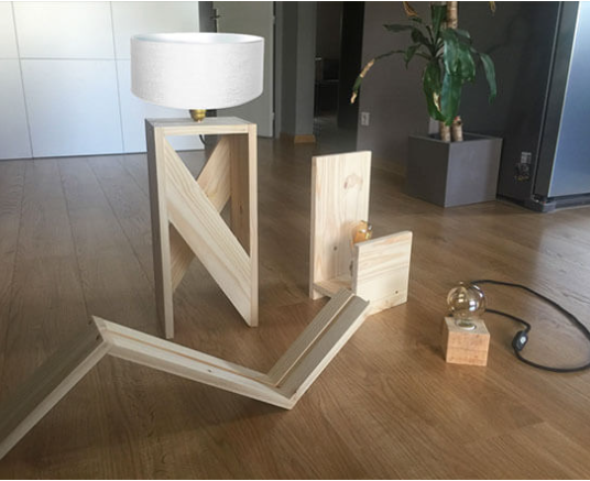 DIY 4 Lamps With a Board for Créativa – Presentation