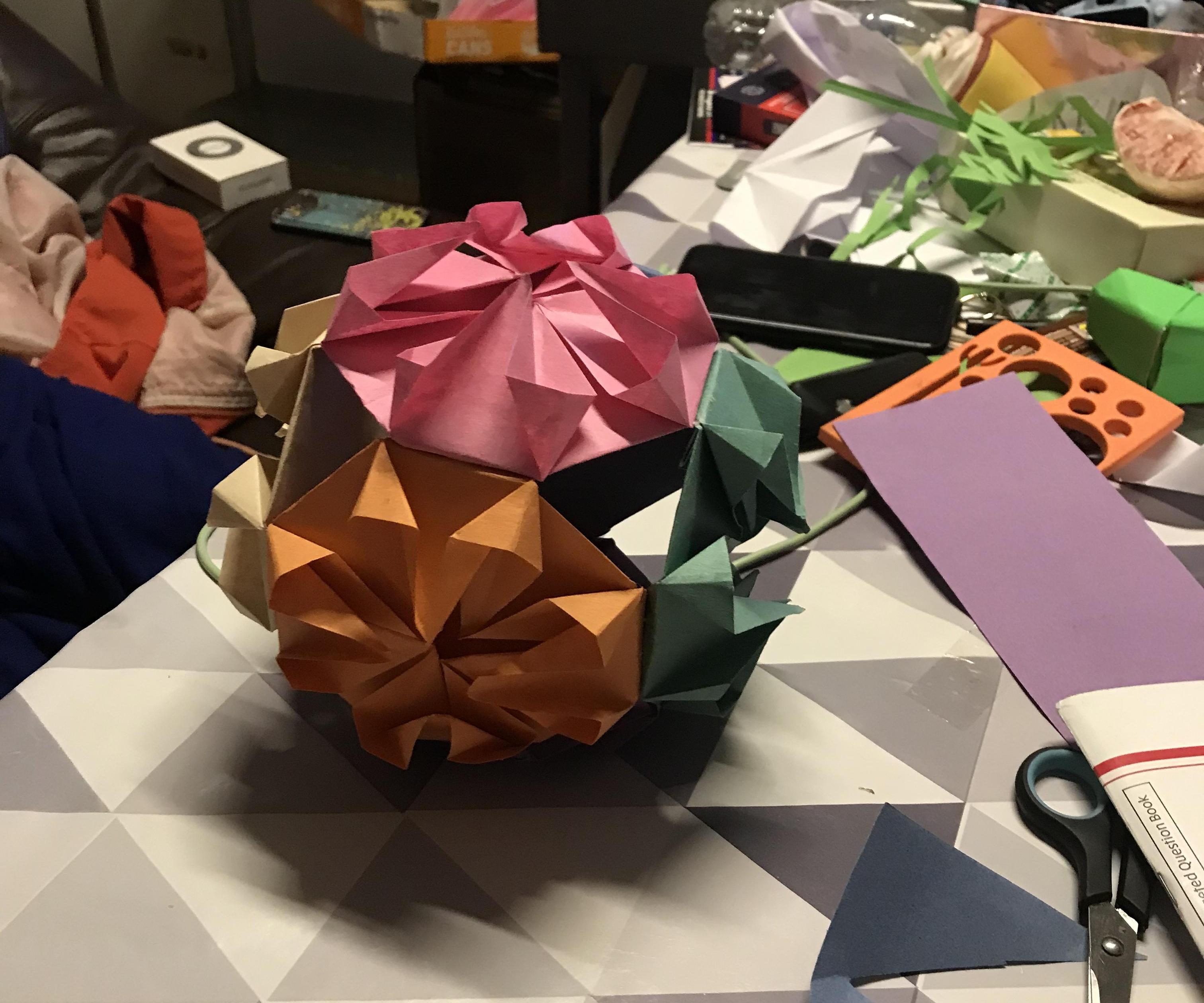 Origami Kusudama Classic (くすだま)