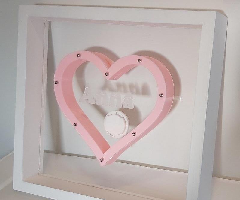 Framed Heart Money Box