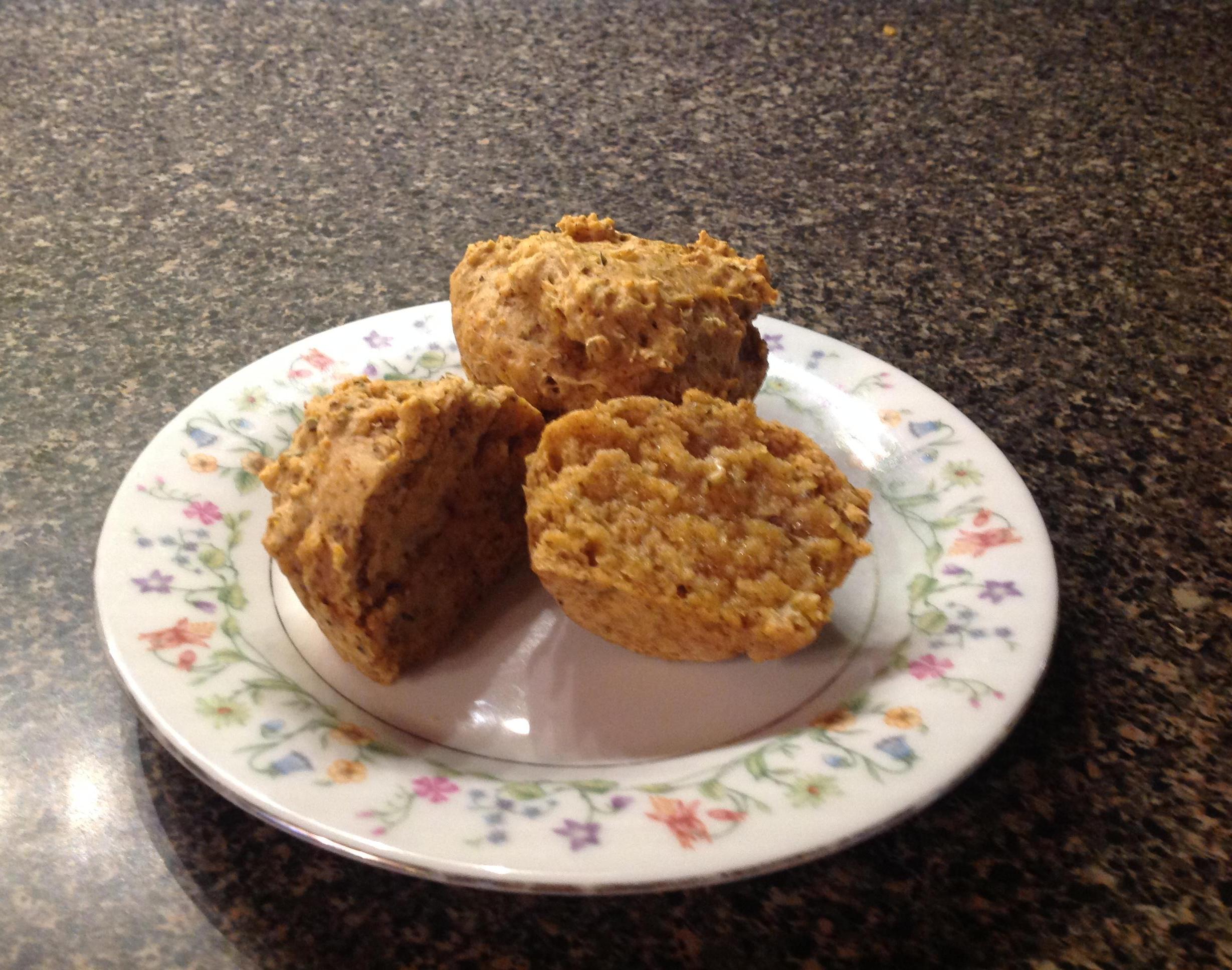 Spicy Oregano Quick Bread Muffins