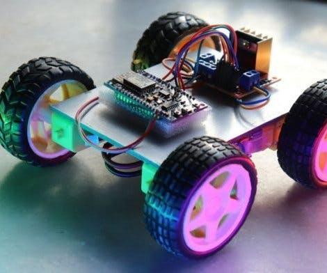 Wifi-Controlled 4 Wheeled Robot