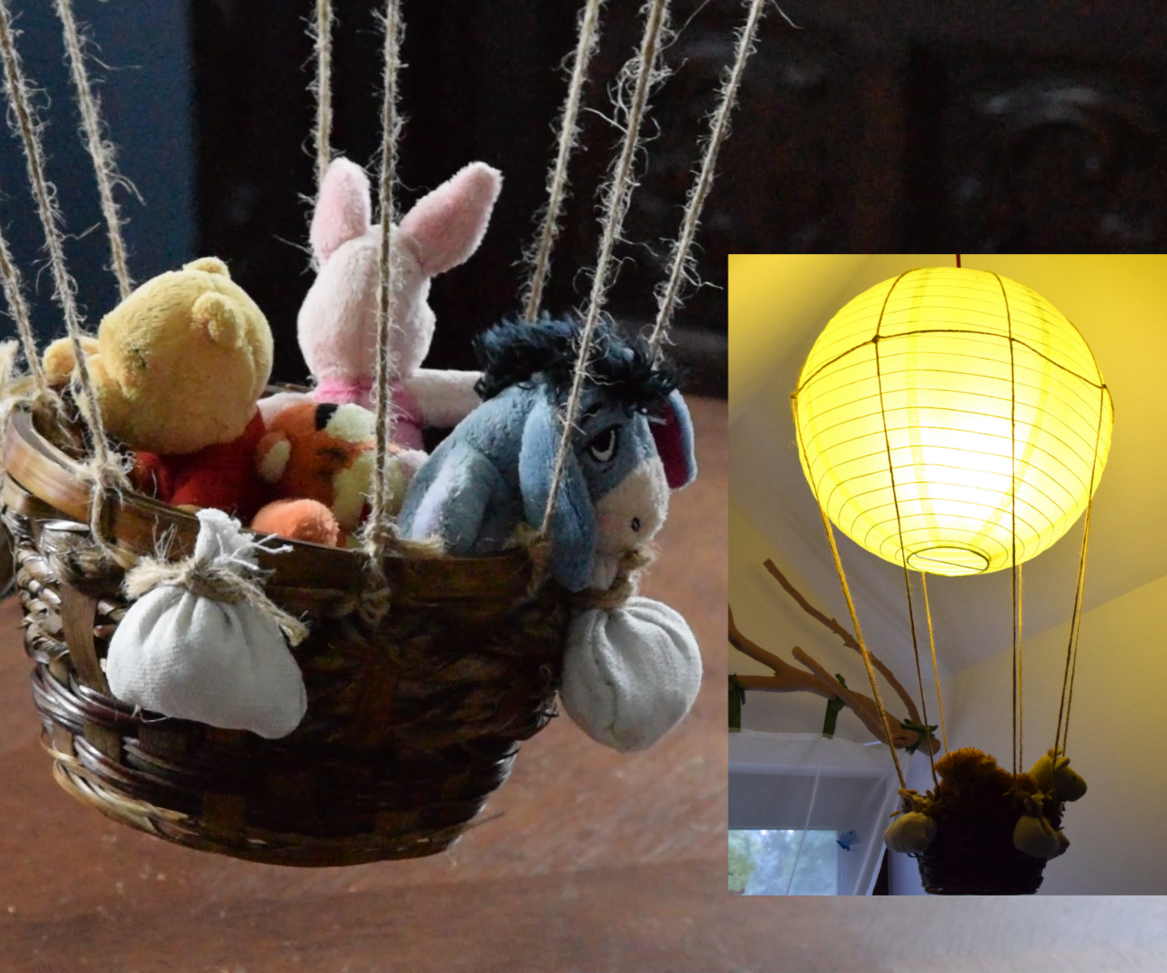 Cool Balloon Lamp From Cheap Lampshade - Great for Kids