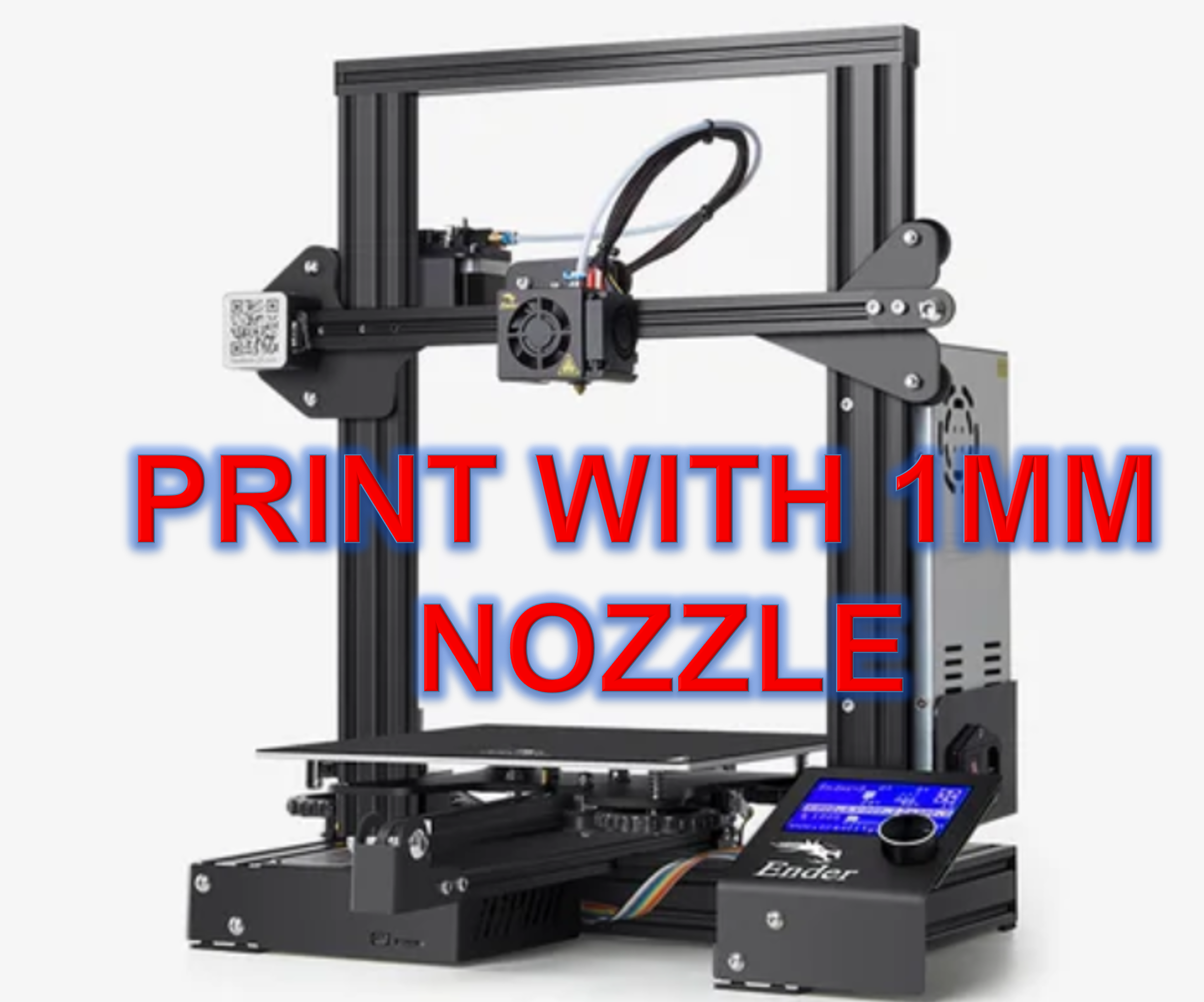 Ender 3 Upgrade Part 3 1MM Nozzle
