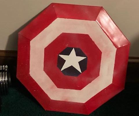 Sheet Metal Captain America Shield