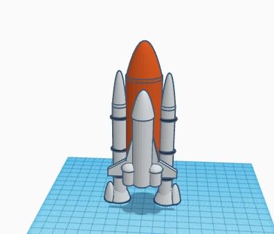 My Tinkercad Space Shuttle