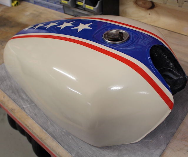 Custom Painting a Motorcycle Tank (with Aerosol Cans?!)