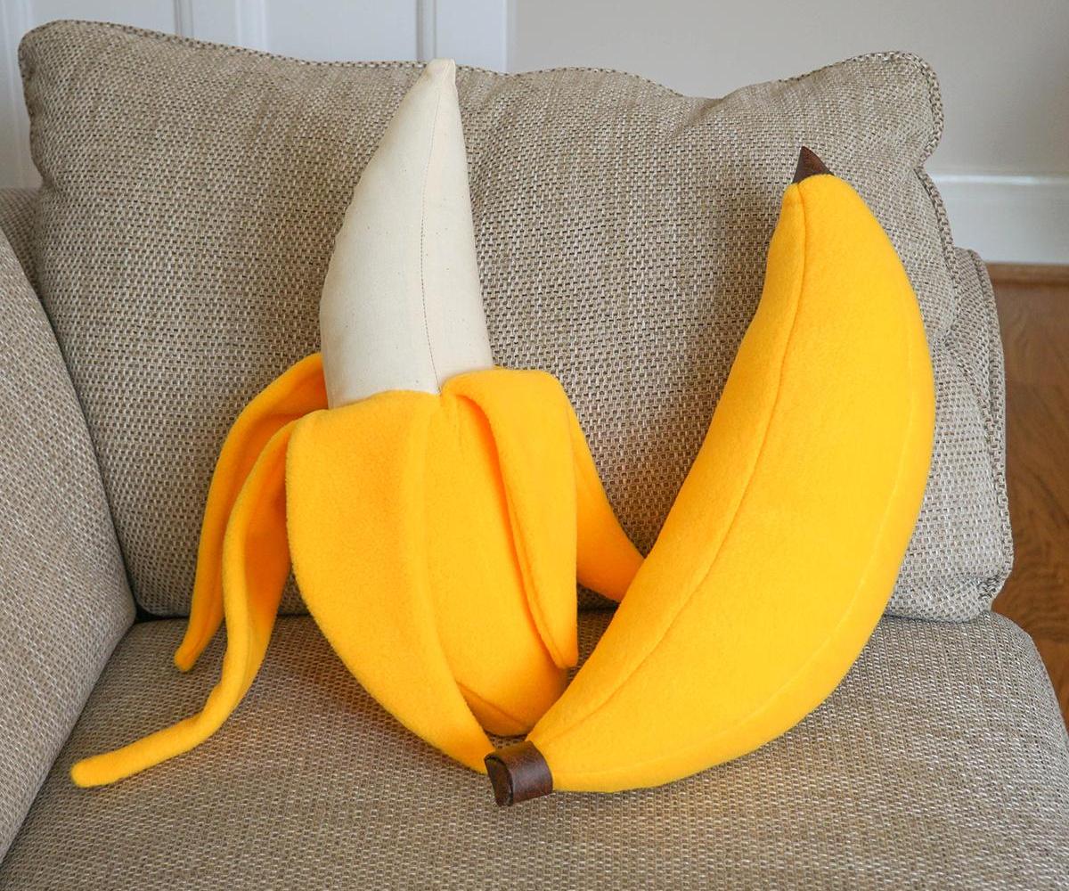 DIY Banana PLUSHIES ! | Whole & Peeled Fruit Sewing Patterns