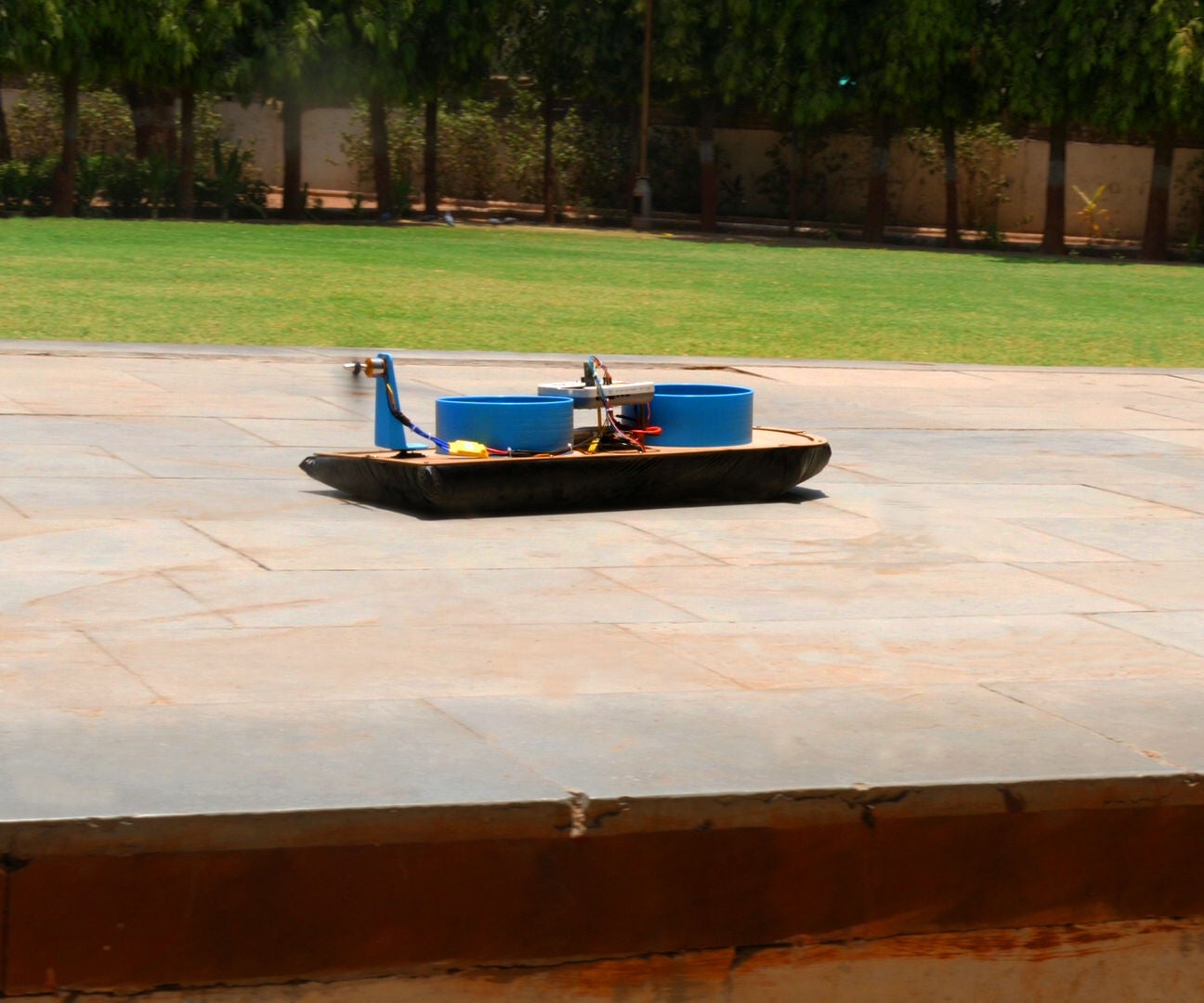 Smartphone Conrolled Hovercraft Made Using Evive-Arduino Based Embedded Platform