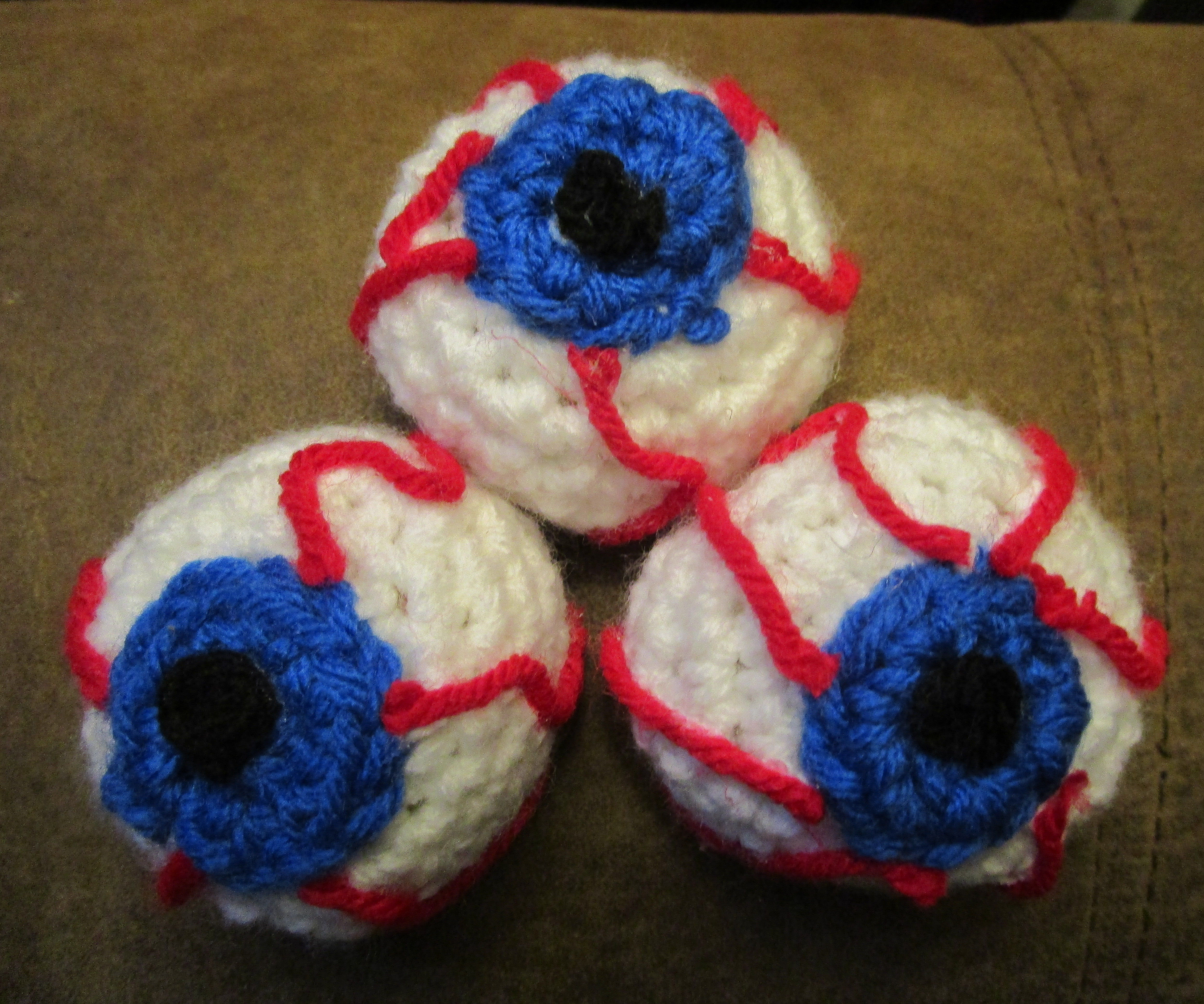 Crochet Eye Juggling Balls 