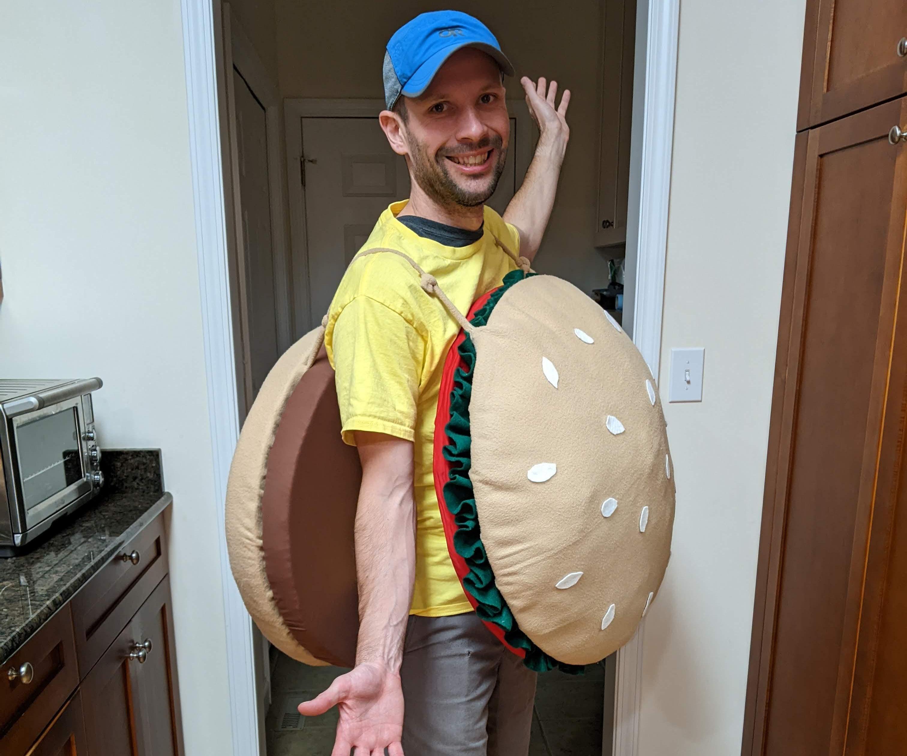 DIY Hamburger Costume