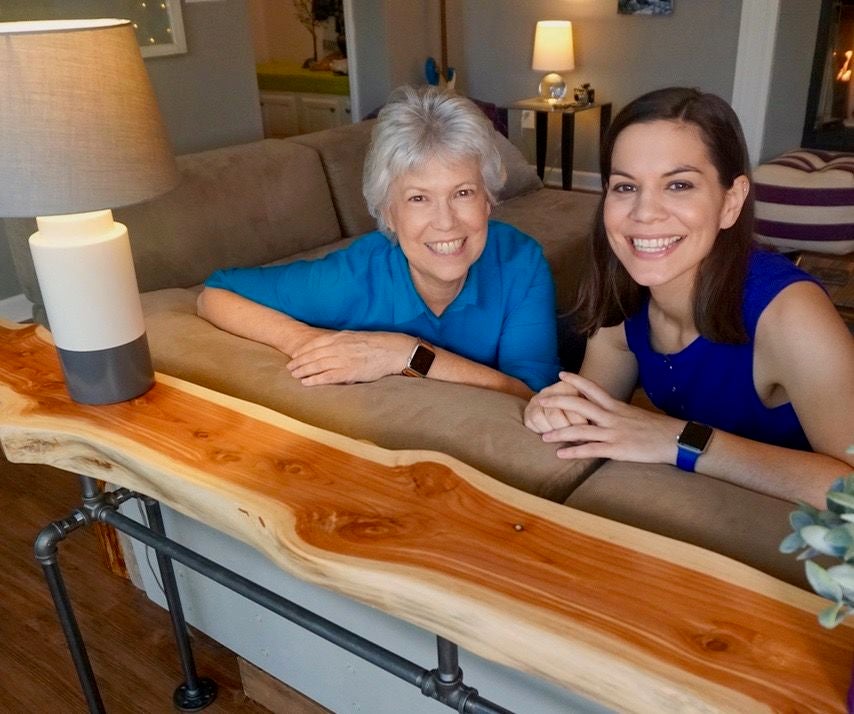 Live Edge Sofa Table With Industrial Pipe Legs