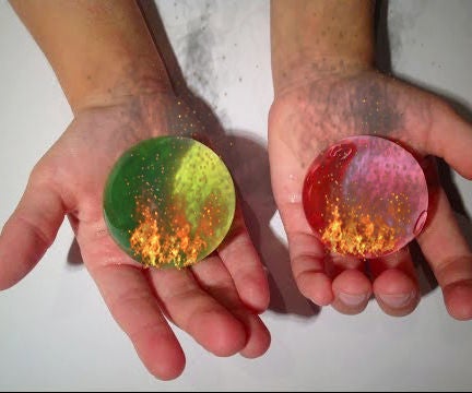 Orbeez on Fire | Orbeez Experiment 