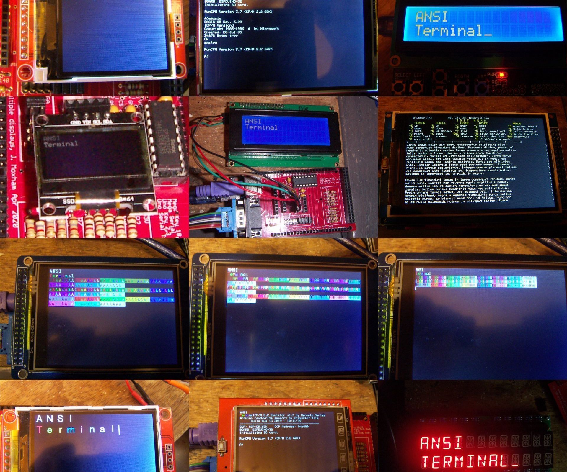 A Collection of ANSI Terminals