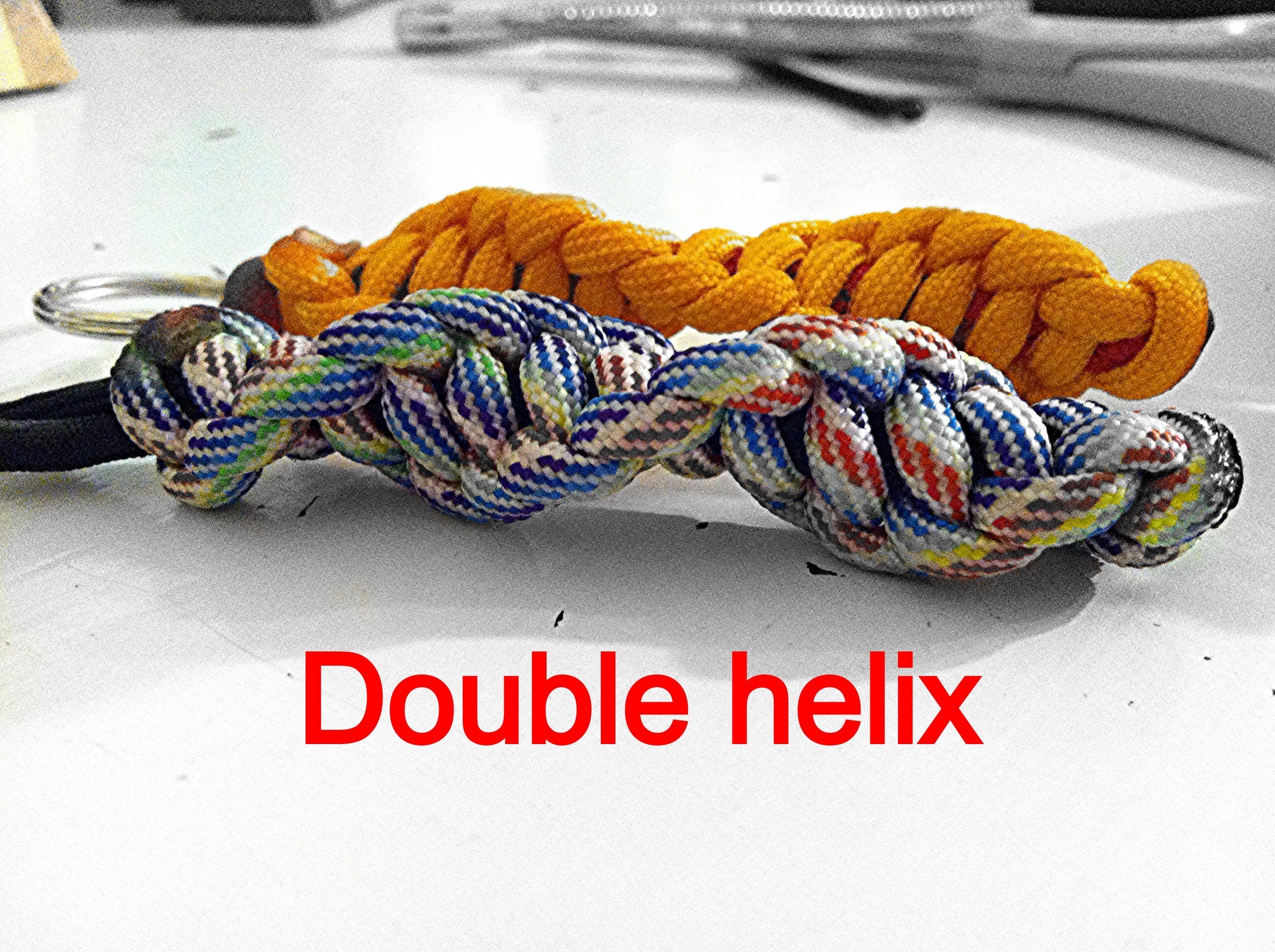 Double Helix Keychain