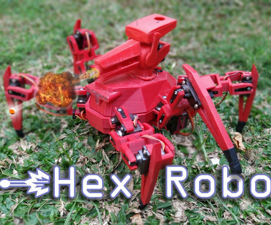 Hex Robo V1 (with Cannon)