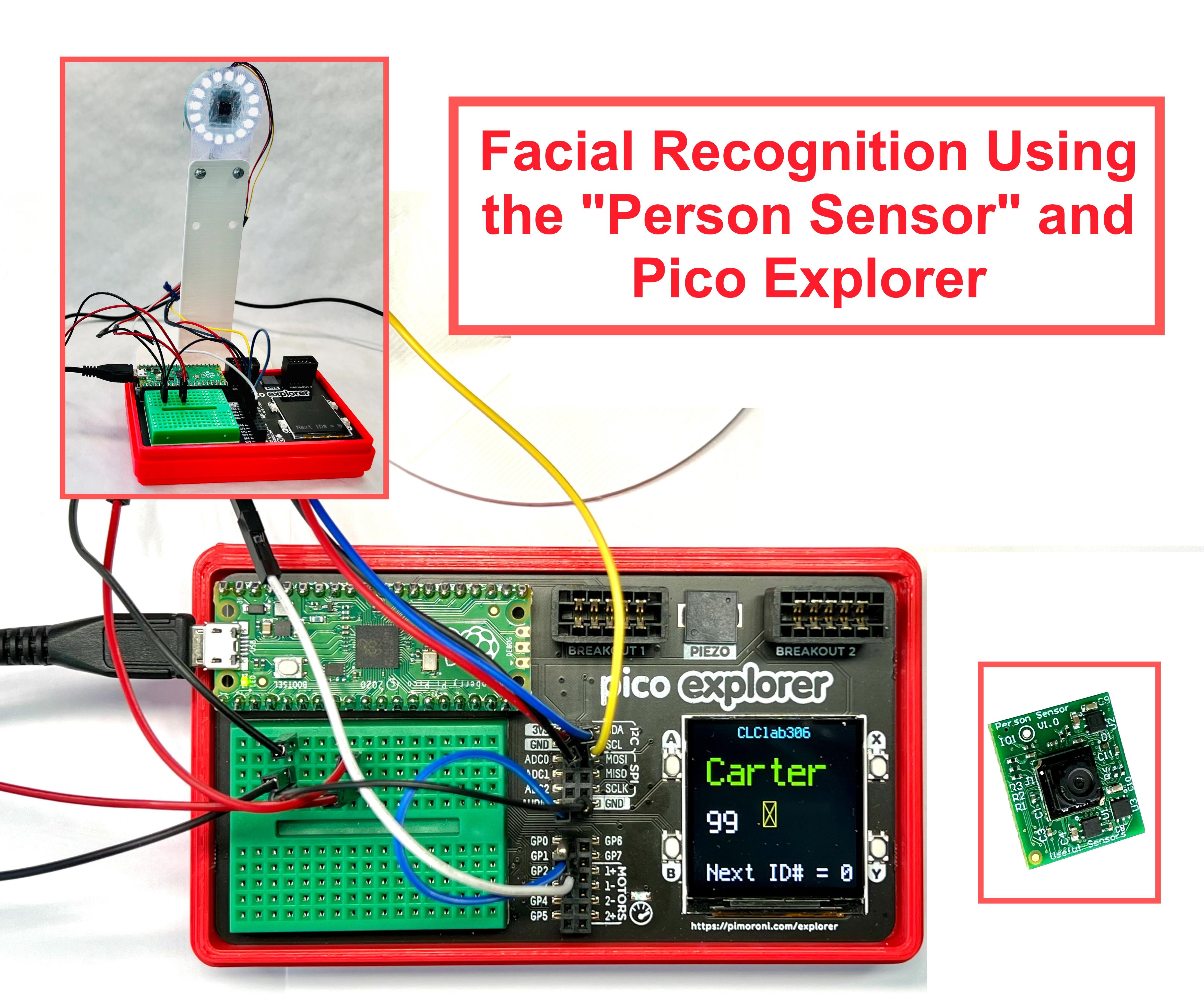 Facial Recognition Using the “Person Sensor” and Pico Explorer