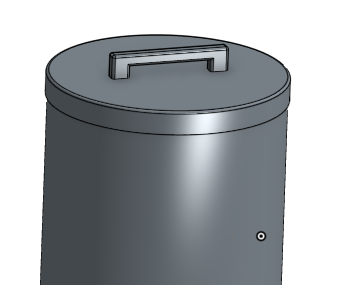 Miniature Trash Can