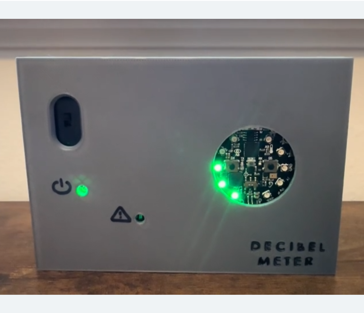 Decibel Meter With Circuit Playground