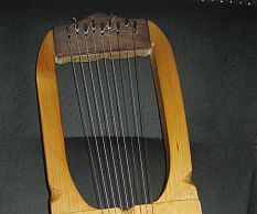 Sutton-Hoo Lyre or a Saxon Lyre