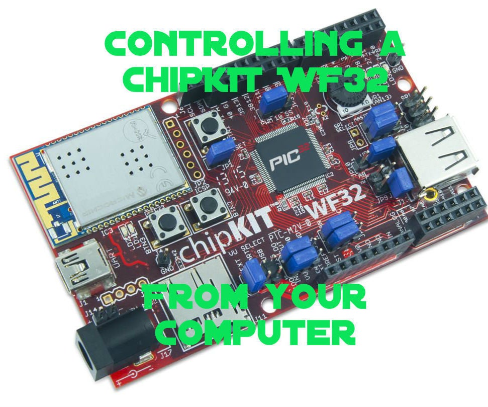 Controlling a WF32 From a Computer