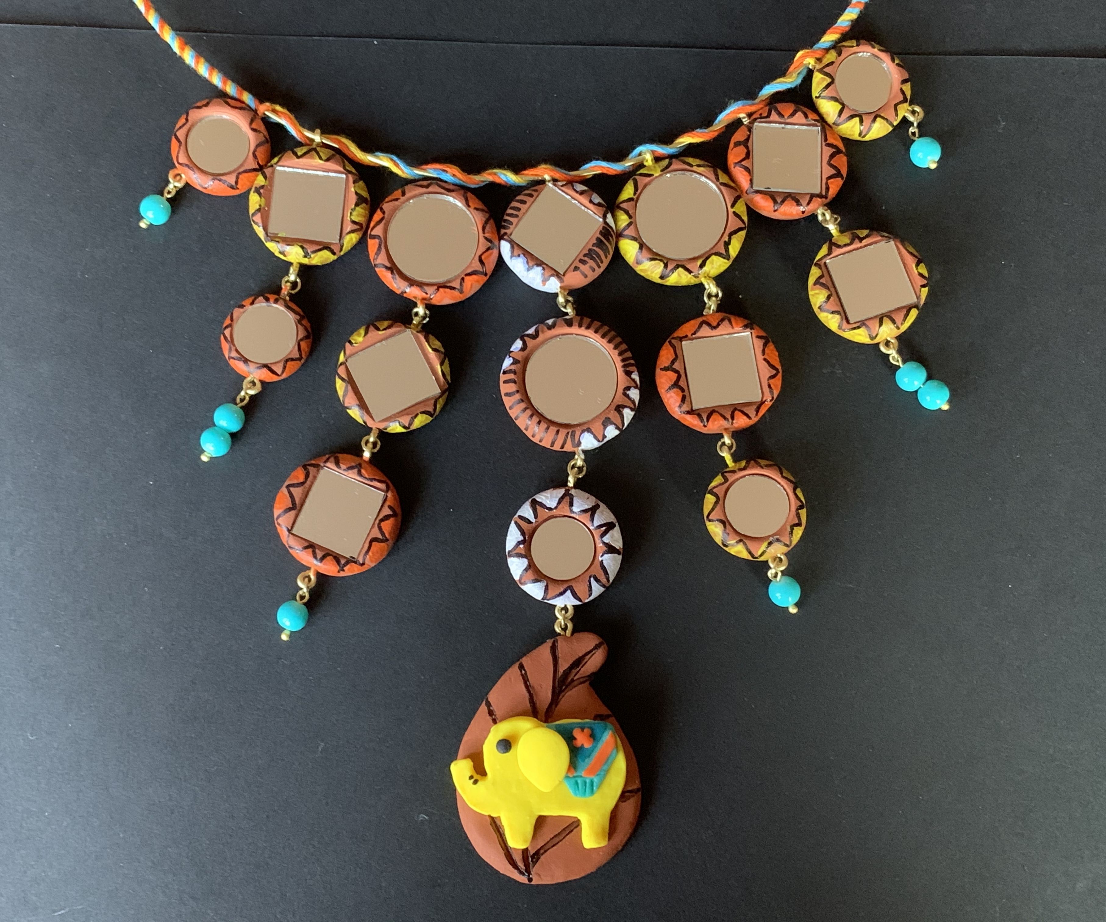 Elephant Terracotta Necklace