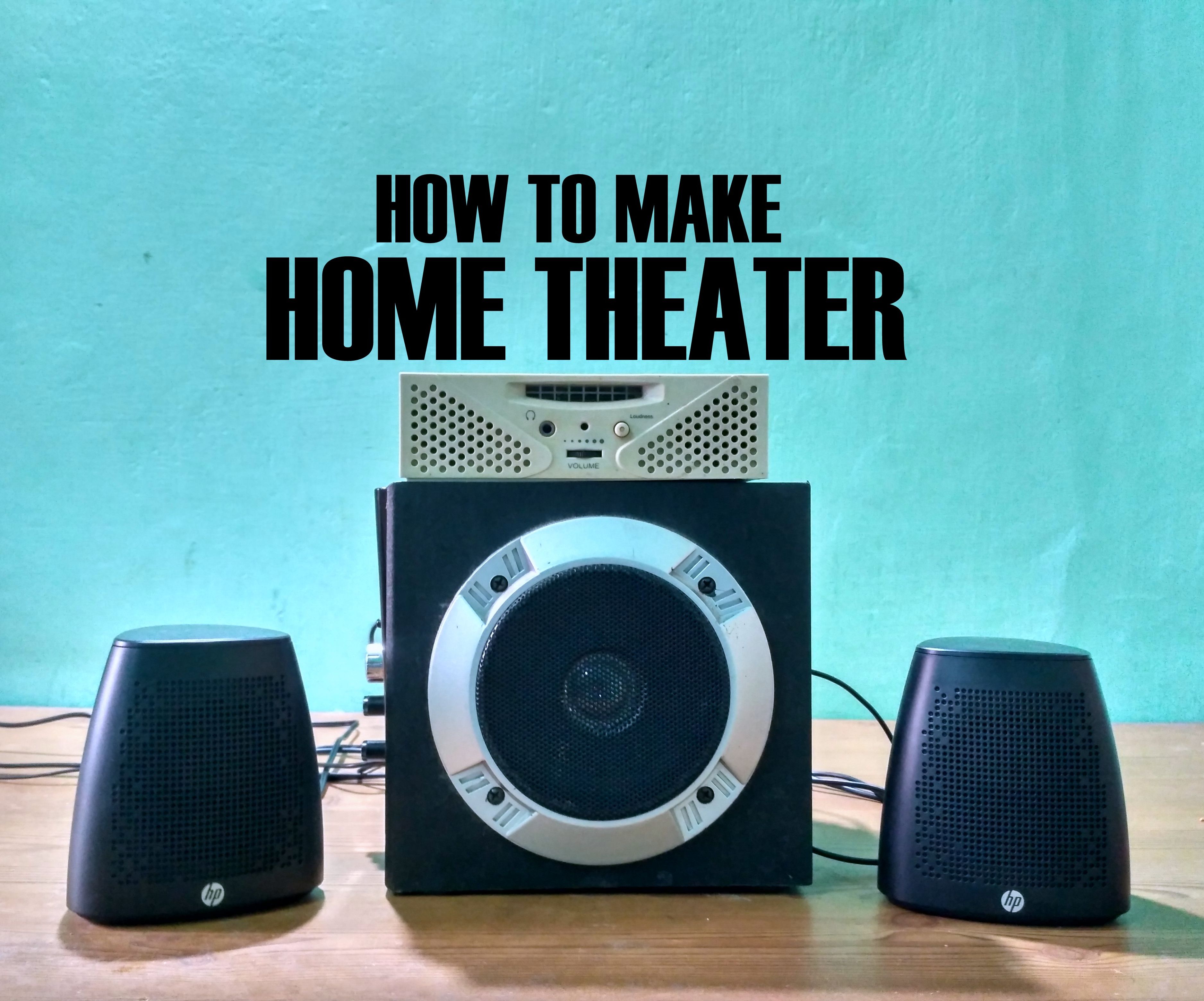 How to Make a Home Theater With Reclaimed Speakers