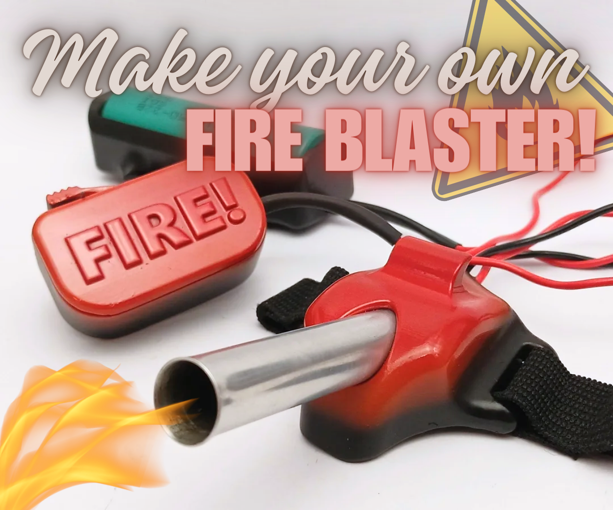 Make Your Own Hand Held Fire Ball Blaster!