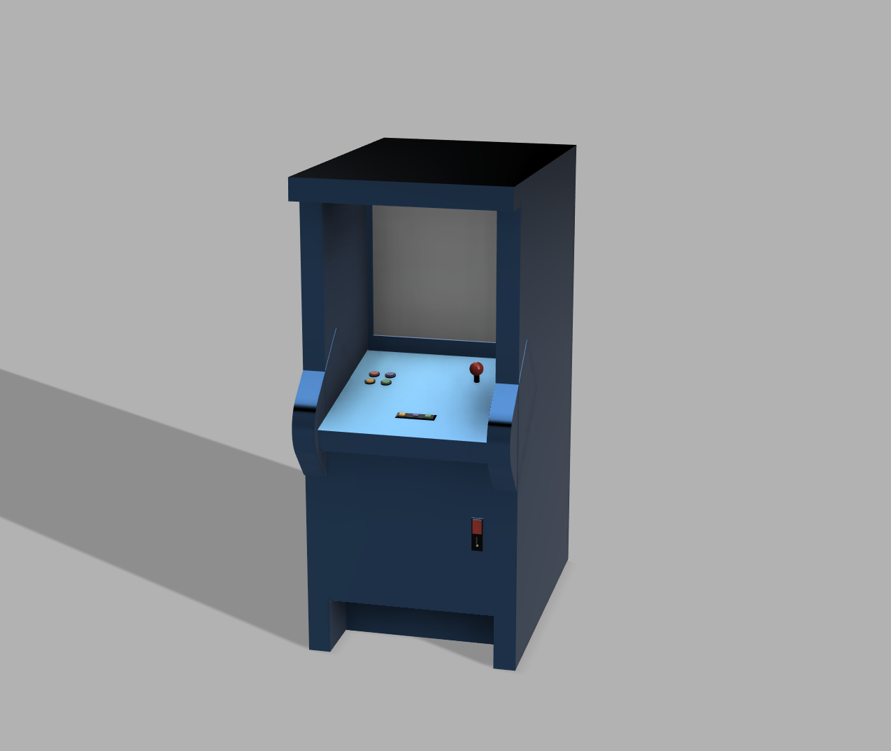 AutoDesk Fusion 360 Arcade Game 3d Model