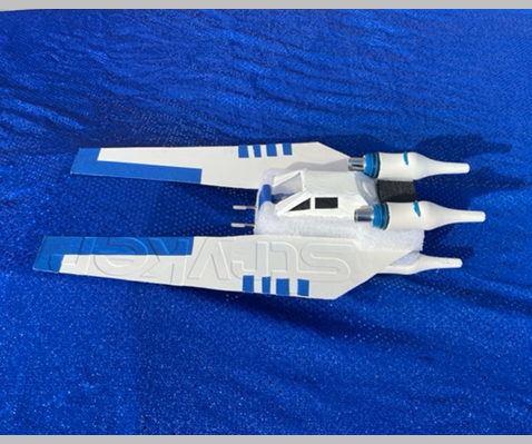 U-wing Fighter From Scrap Hardware