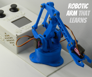 Automated Robotic Arm That Learns | Ft. Tinkercad, Arduino Mega, EEZYbotARM