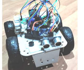 OBSTACLE AVOIDING ROBOT USING 3 ULTRASONIC SENSOR