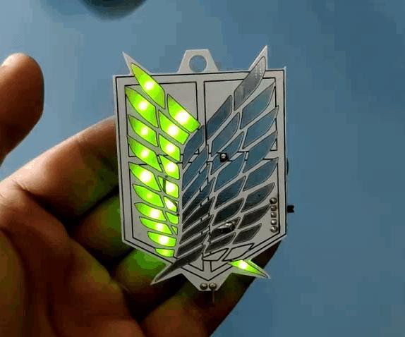 Wings of Freedom! PCB Badge