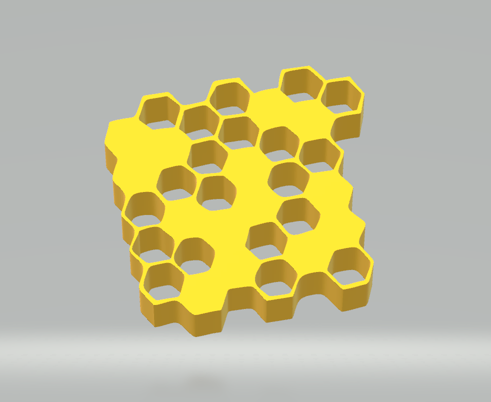 Patrón Natural - Panal De Abejas - Impresión 3D