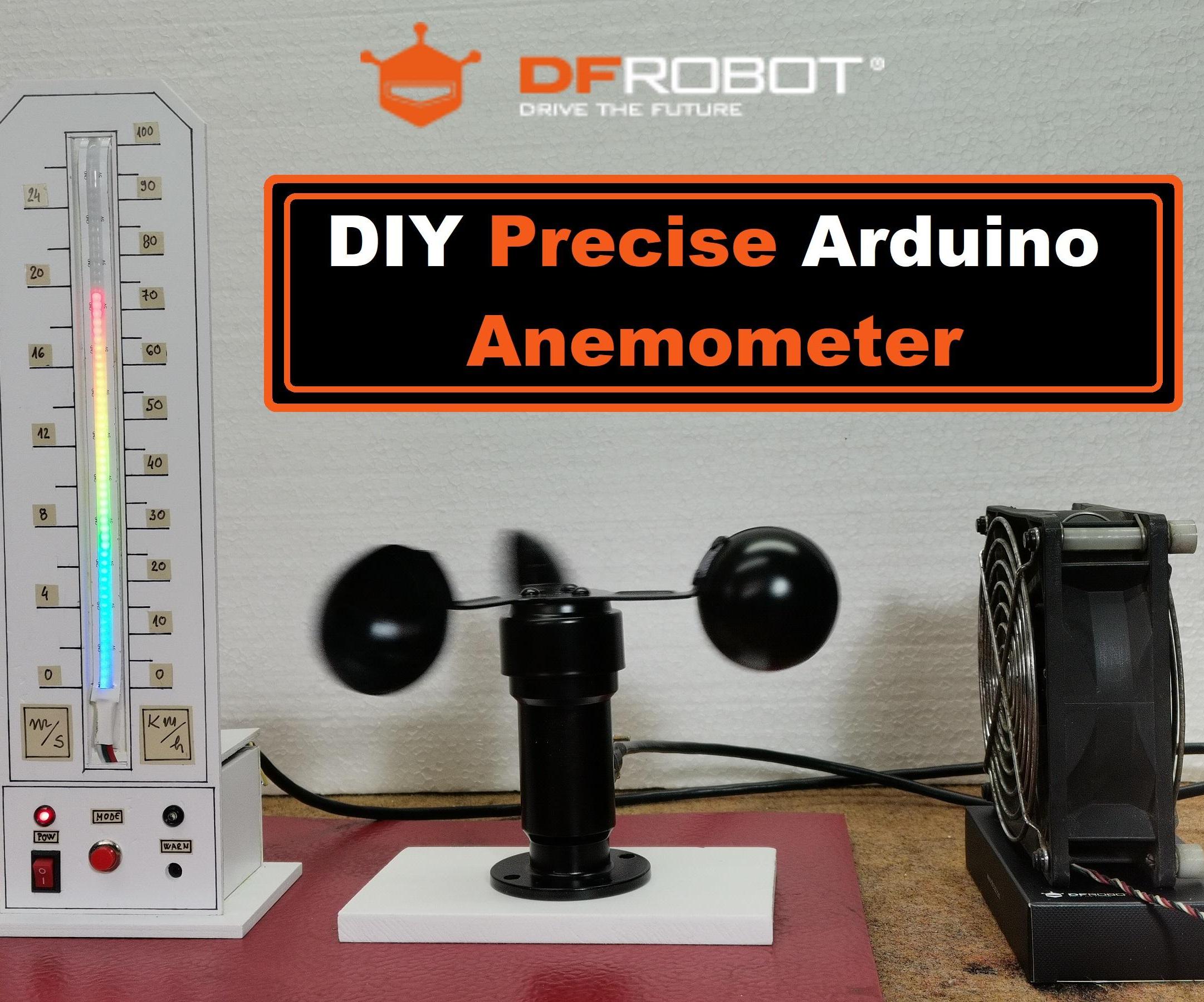 DIY Precise Arduino Anemometer With Linear Led Scale - DFRobot